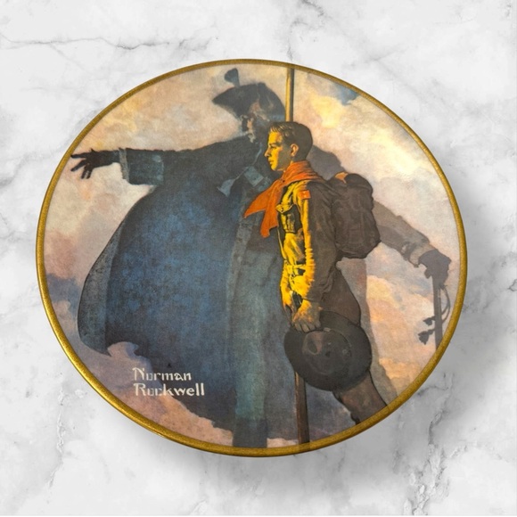 Norman Rockwell Decorative Plate - Picture 1 of 5